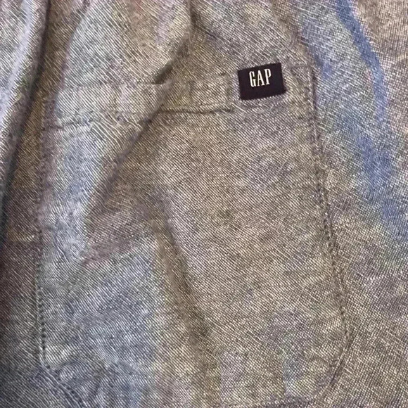 Gap Mid-Rise Linen-Blend Shorts 4-inch inseam size XL Pristine - Picture 6 of 8